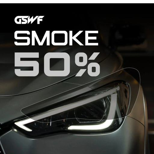 GSWF SMOKE 50% - HEADLIGHT / TAILLIGHT PPF 152 cm