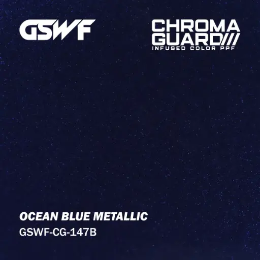 GSWF Ocean Blue Metallic 1.52x18m (Dry-Apply)